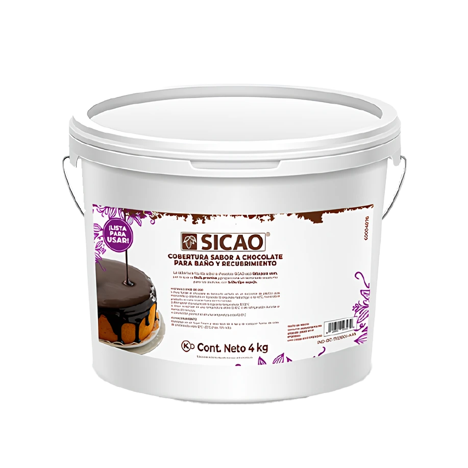 Cobertura Baño Sabor Chocolate Sicao x 4 kg